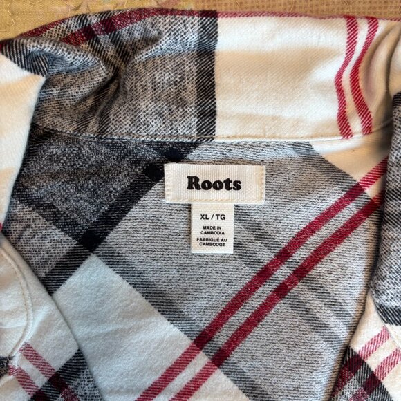 NWOT Roots Plaid Pajama Set - Picture 4 of 8